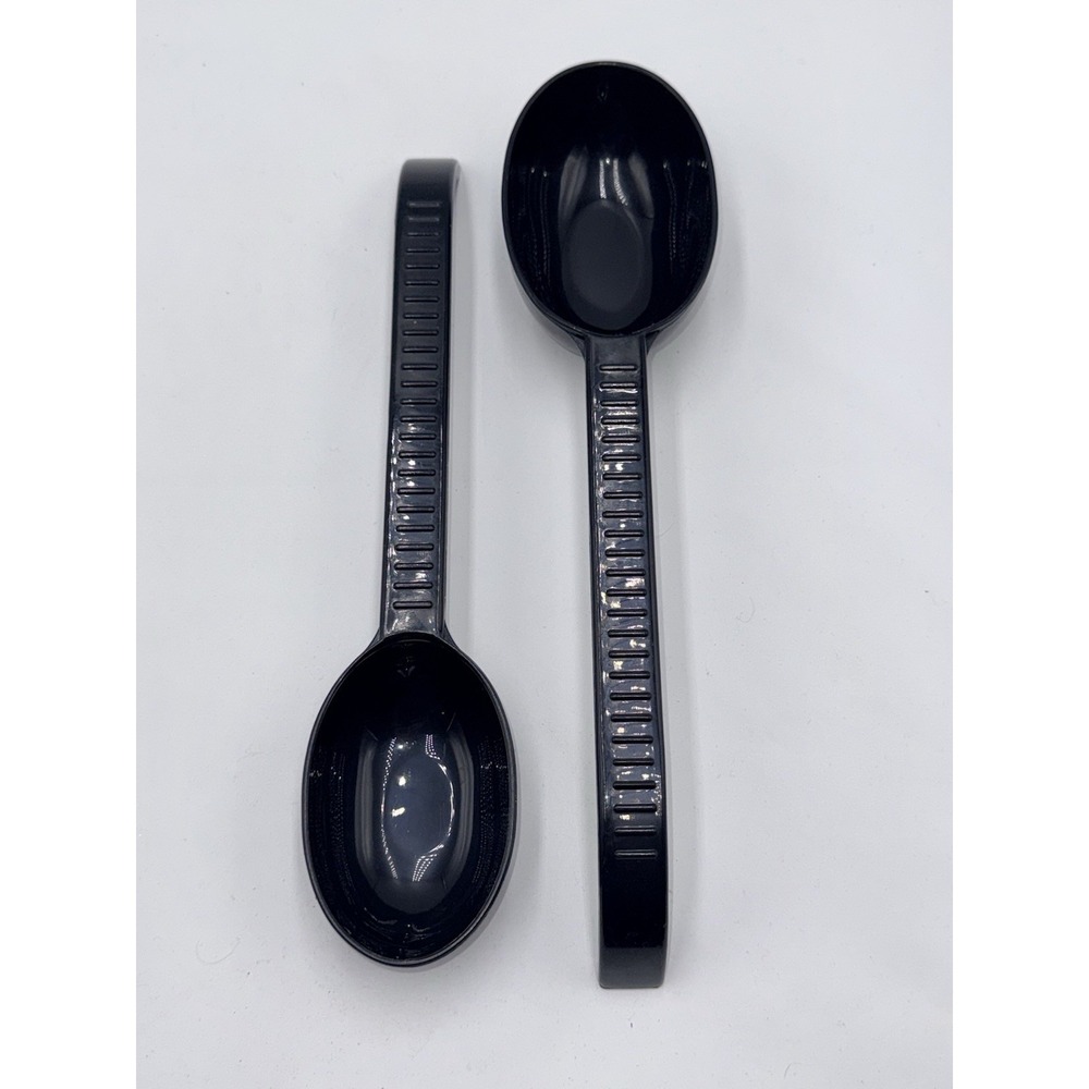 Weight Watchers Measuring Portion Serving Scoops 1 & 1/2 Cup Black Spoon Lot